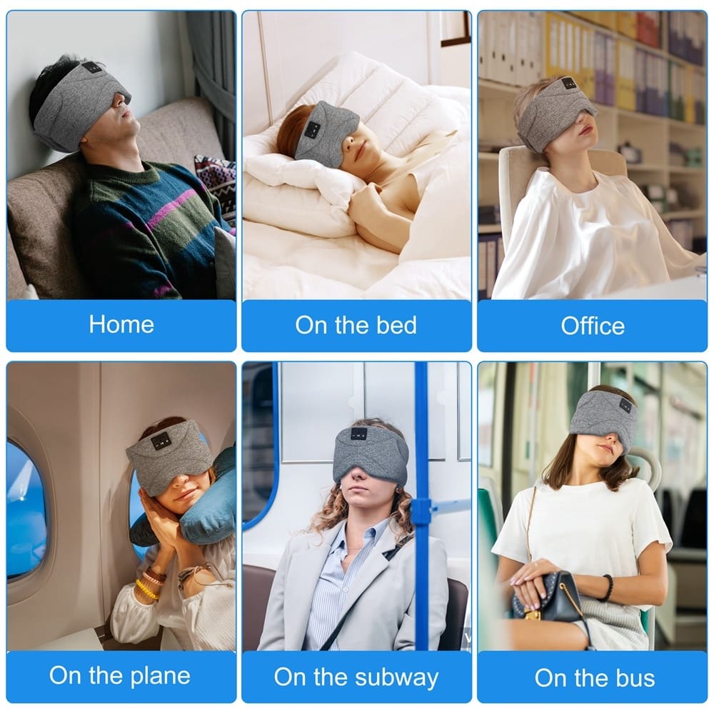 携帯電話用スピーカー付き睡眠マスク スマートフォン用睡眠マスク