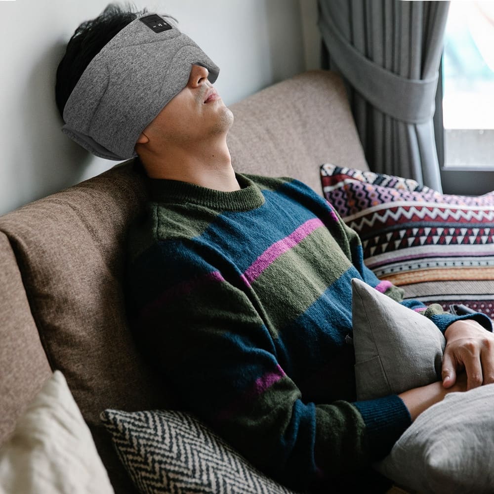 睡眠の質を高めるノイズ対策ヘッドホンアイマスク