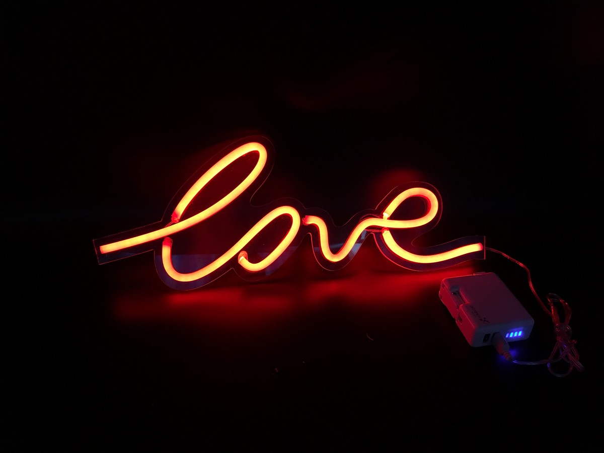 部屋のライトサイン-LOVE Ledロゴ Cool Mania